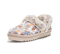 Skechers Chaussons Bobs Cozy Kiss-Paw Jams pour femme, Brun/multicolore, 40 EU