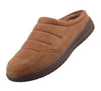 Skechers Murette - Sabots Garvanza - Coupe décontractée pour homme, Microfibre brun clair, 47.5 EU