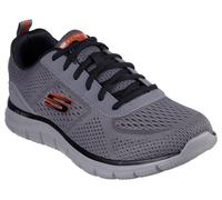 Skechers Chaussure À Lacets Pour Hommes Track Leshur En Charbon/Orange, 5.5-13