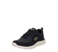 Skechers Track - Glendor Chaussures Moyen Width en Bleu Marine/Vert-Lime, Pointure 45, Vegan, Lavable en machine