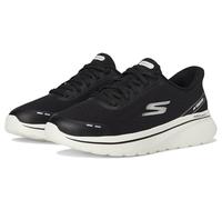 Skechers - Chaussures à enfiler Go Walk Arch Fit N-Joy Emory pour femmes, noir/blanc, 12