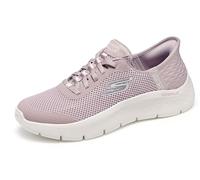 Skechers Chaussures à Enfiler GO Walk Flex Grand Entry pour Femme, Bordure Textile Mauve, 37 EU