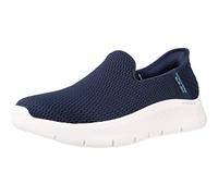 Skechers Chaussures à Enfiler Go Walk Flex-relishSneaker pour Femme, Bordure Textile Bleu Marine., 37 EU