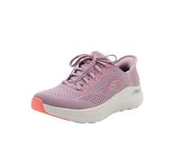 Skechers Chaussures à Enfiler Mains Libres Arch Fit 2.0-Easy ChicSneaker pour Femme, Bordure en Maille Mauve, 40 EU