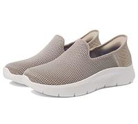 Skechers Chaussures à Enfiler Mains Libres Go Walk Flex-relishSneaker pour Femme, Bleu Taupe, 2 UK Wide
