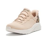 Skechers Chaussures à enfiler mains libres pour femme : Bobs Sport Squad Chaos-Seize The Hour Sneaker, naturel, 36.5 EU