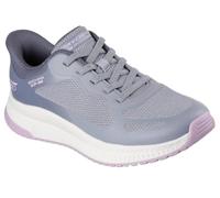 Skechers Chaussures à Enfiler Mains Libres pour Femme : Bobs Squad 4 - Staple LookSneaker, Gris Multi Mesh, 39.5 EU