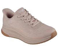 Skechers Chaussures à Enfiler Mains Libres pour Femme : Bobs Squad 4 - Staple LookSneaker, Maille Naturelle, 38 EU