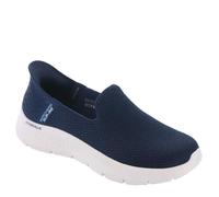 Skechers Chaussures à enfiler mains libres pour femme Go Walk Flex-Relish Bleu marine 9.5 Narrow