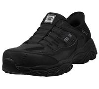 Skechers Chaussures à Enfiler Mains Libres pour Homme Cankton-Faison StIndustrial, Noir, 10.5