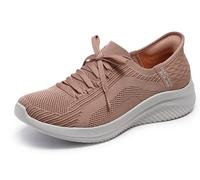 Skechers Chaussures à Enfiler Mains Libres Ultra Flex 3.0 pour Femme - Brilliant Path, Peau, 36.5 EU