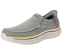 Skechers Homme Fenick remaxed À Enfiler, Toile délavée Anthracite, 41 EU