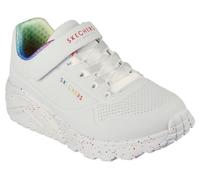 Baskets Skechers Uno Lite - Rainbow Specks pour Enfant 28 Blanc