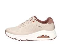 Skechers Chaussures basses en cuir pour homme avec coutures décoratives, taupe, 41 EU