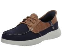 Skechers Chaussures bateau On-The-Go Flex-Palmilla pour femme, bleu marine, 41 EU
