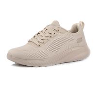 Skechers Chaussures Bobs Squad Chaos Face Off Femme, Nude Engineered Knit, Taille 40 EU
