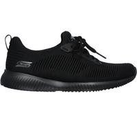 Baskets SKECHERS Bobs Squad Tough Talk Femme - Noir - Lacets - Plat 37