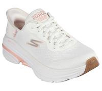 Skechers Chaussures de Course pour Femme, Textile Naturel/Bordure Rose, 41 EU