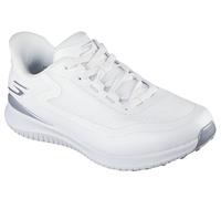Skechers Chaussures de Golf sans Crampons pour Femme, Blanc argenté, 37 EU