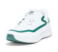 Skechers Chaussures de Golf sans Crampons pour Homme, Blanc/Vert, 43 EU