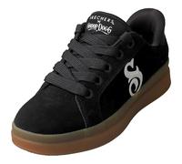 Skechers Chaussures de mode femme SNOOP DOGG COURTSIDE Noir Blanc - 38 EU