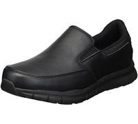 Skechers Chaussures de Service Alimentaire Nampa-annod pour Femme, Noir, 37 EU