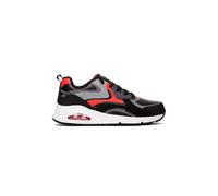 Skechers Uno Gen1 Color Surge Baskets, Black Synthetic Red Gray Trim, 37 EU