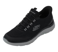 Skechers - Chaussures de sport Slip-ins Summits Top Rate pour homme Noir/Gris EU 47.5