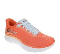 Skechers Chaussures de Sport : Summits Plus-Bright Burst Baskets pour Femme, Orange, 40 EU