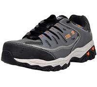 Skechers Chaussures de Travail Cankton Athletic Lace Boot, Noir/Charbon, Noir/Gris foncé., 38.5 EU