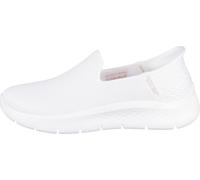 Skechers Femme Go Walk Flex Chausson, Bordure Textile Blanc cassé, 41 EU