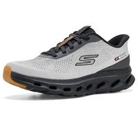 Skechers Chaussures Go Walk Glide Step 2.0 Maser à enfiler sans les mains pour homme, Gris/noir, 10.5