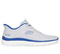 Skechers Chaussures Homme Slip On Leyter Gris/Bleu, 9-15