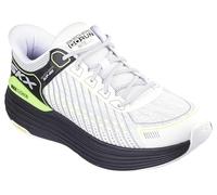 Skechers Chaussures mains-libres pour homme : baskets à suspension Max Cushioning - Nitevizn, blanc/noir, 44 EU