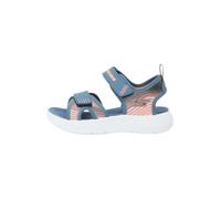 SKECHERS Chaussures ouvertes 'MICROSPEC-SPLASH' bleu marine / orange / blanc, Taille 31