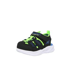 SKECHERS Chaussures ouvertes 'SOLA GLOW-HYPER-COAST' bleu / vert fluo / noir, Taille 24