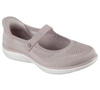 Skechers Chaussures Plates Mary Jane pour Femme, Taupe, 40 EU
