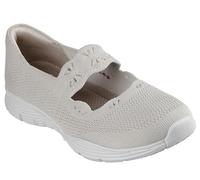 Skechers Chaussures Plates Seager-Cute N' Coy Mary Jane pour Femme, Naturel, 41 EU