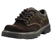 Skechers Chaussures pour Femmes-Browse- fêtes 的ر - Lot de 2, Cuir suédé Chocolat, 36 EU