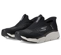 Skechers Chaussures pour Homme : Rembourrage Maximal - Baskets avantageuses, Black/White, 42 EU