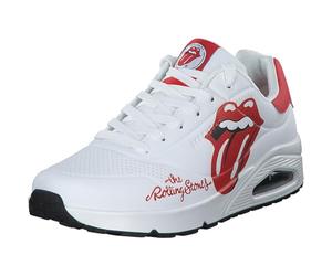 Skechers Chaussures pour homme UNO Rolling Stones Single! 183102 Blanc, 44 EU