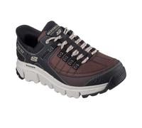 Skechers Homme Slip-ins Mains Libres Summits à Basket, Bordure en Maille synthétique Marron Taupe, 42 EU