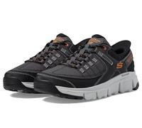 Skechers Chaussures Summits at Hands Free pour homme, Gris/orange., 14 Wide