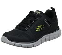 Skechers CHAUSSURES TRACK pour hommes, Noir citron vert, 42.5 EU, 232001-BKLM_42,5