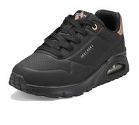 Skechers Unisex Kid's Uno Gen1 Shimmer Away Slip-on, 2 UK, Noir, 39 EU