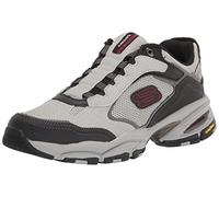 Skechers Chaussures Vigor 3.0 pour Homme Mocassin, Gris/Noir, 45.5 EU