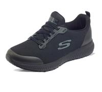 Skechers Chaussures de travail Squad SR Femme Noir Flat Knit 37 EU