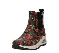 SKECHERS Chelsea Boots 'UNO RUGGED-DANCING N THE RAIN' nude / olive / rouge clair / noir, Taille 37