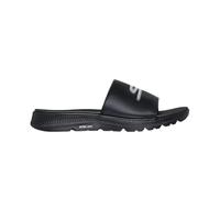 Skechers Claquettes pour homme, Noir, 43 EU