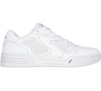 Skechers Femme Viper Court Classic Basket, White Leather/Textile/Synthetic, 41 EU